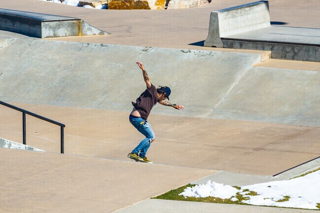 Test your stills at the Arvada Skatepark.