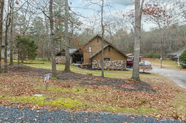 Craftsman style homes in Cedartown sit tucked back on wooded lots averaging a half acre.