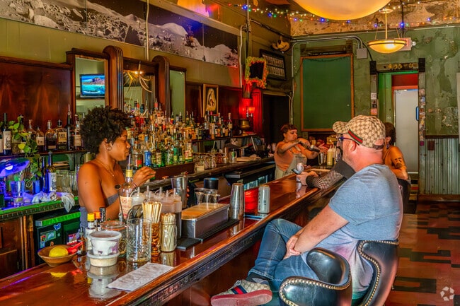 Grab a locally brewed beer at The Spot near Saint Lawrence McAllister.