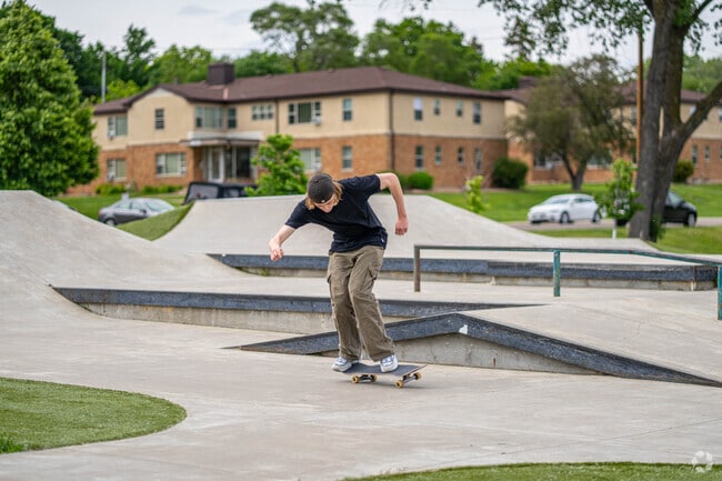 Residents can enjoy skateboarding at Carpenter Park.