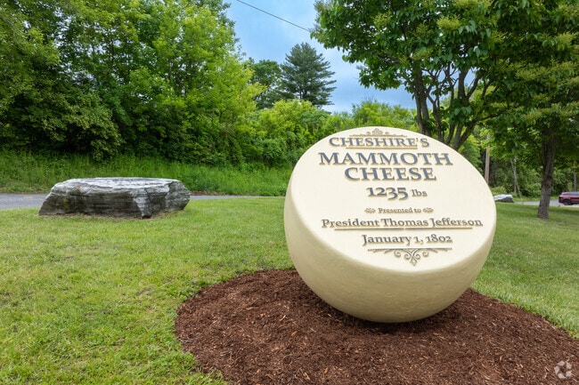 Cheshire has a rich history of dairy and cheese, and gifted a mammoth cheese to Thomas Jefferson in 1802.