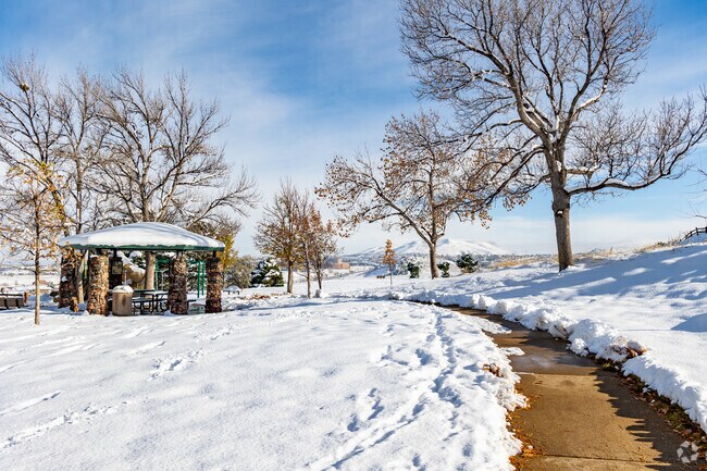 Beverly Heights Park in Golden is a popular place for students to study after class.