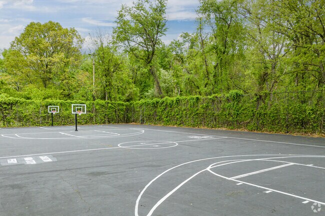 Play a pick up game at Lawnside Park's basketball courts.