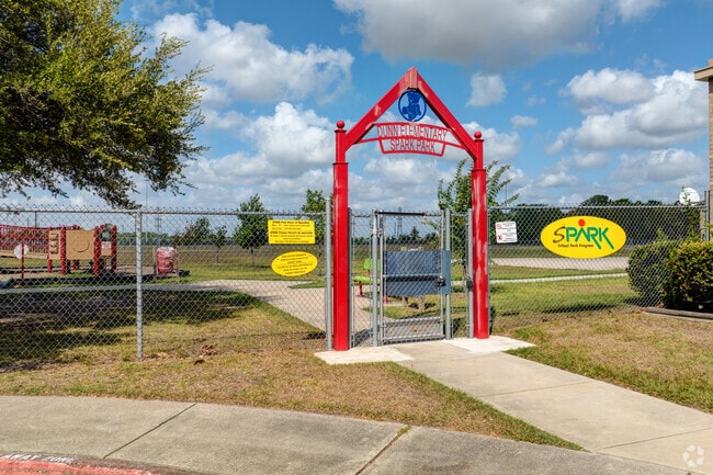 Spark park entrance at Dunn Elementary School in Northview, TX.