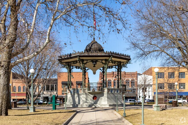 The Oskaloosa Bandstand is one of the city's most iconic landmarks, featuring live music.