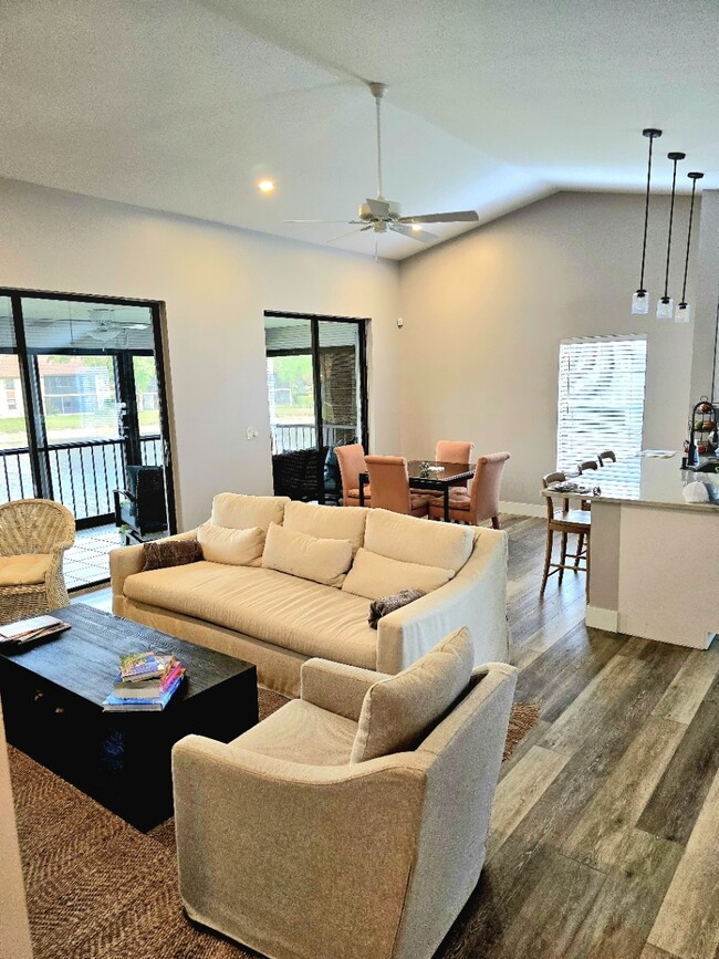 Living room and Dining area