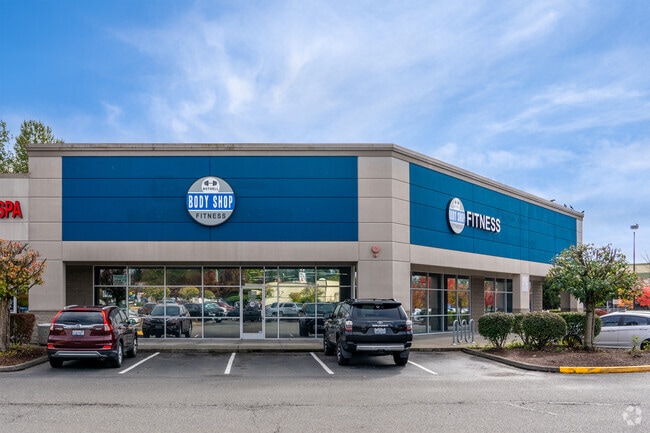 The Bothell Body Shop Fitness Center sits in the heart of Canyon Park.