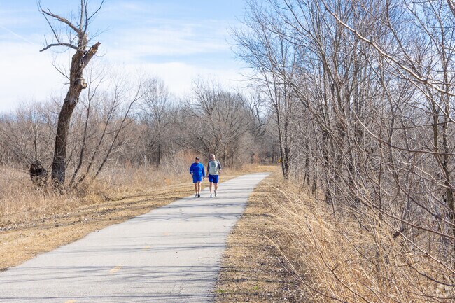 Mingo Valley Trail runs through Rabbit Run, connecting to miles of multi-use trail.