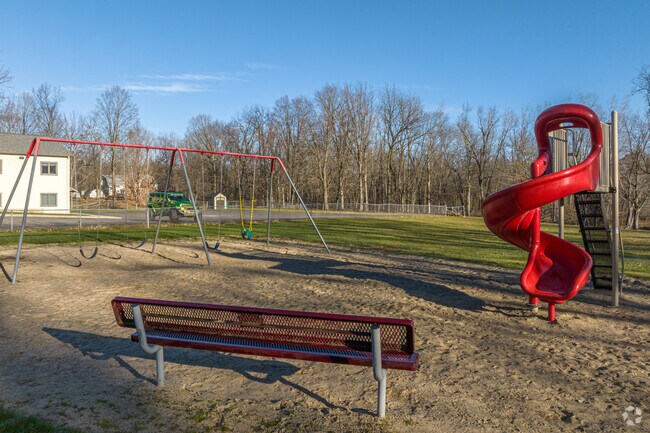 Playground at Dimondale Lions Community Park.