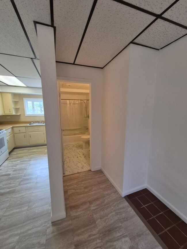 Kitchen and bathroom