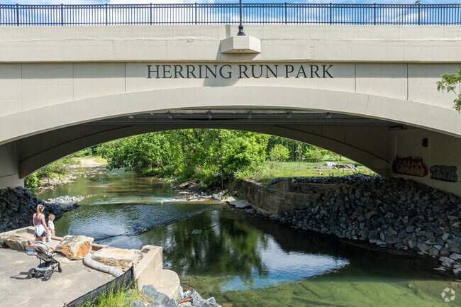 Moravia-Walther families can enjoy the tranquility of Herring Run Park.