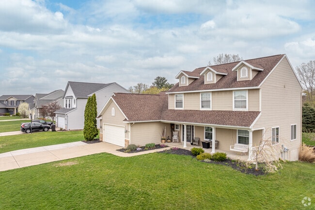 Allendale has a wide variety of newly-built home styles.
