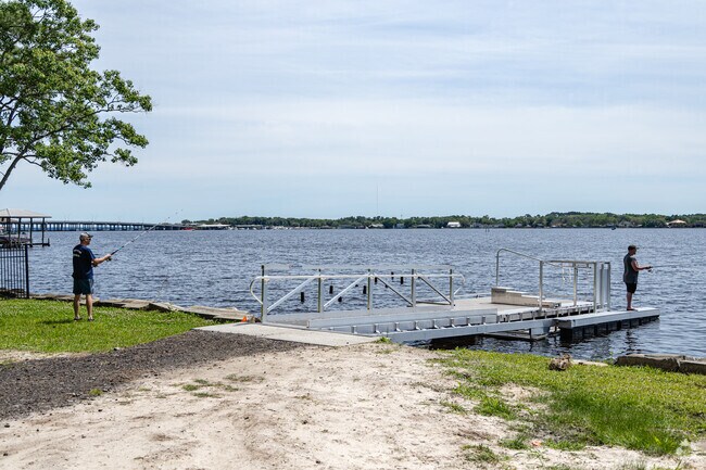Orange Park residents enjoy an afternoon casting their lines at Rob Bradley Conservation Park.