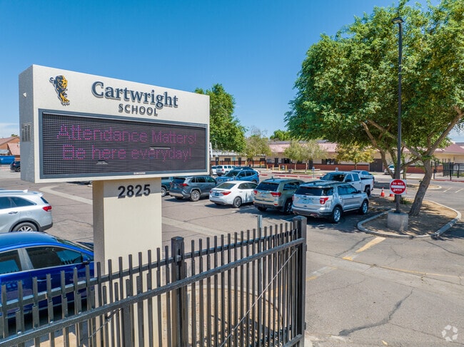 The Cartwright School offers ample parking for its faculty to utilize.
