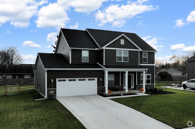 Two-story new construction homes are a great family option in the area of West Lucas County.