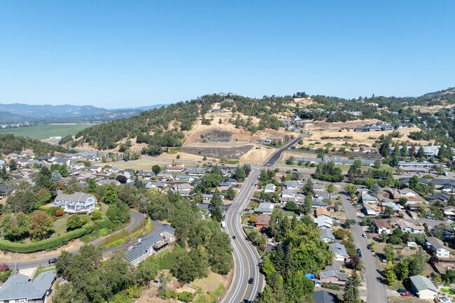 Hucrest is tucked away within the hills.