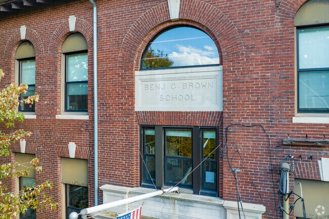 Benjamin G Brown school signage