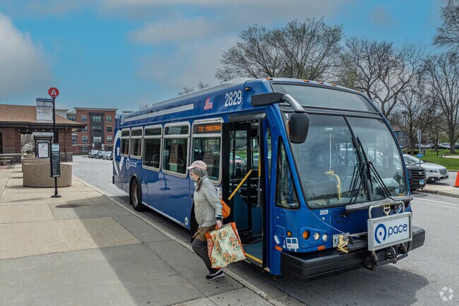 The Pace Suburban Bus has multiple routes throughout North Downtown Naperville.