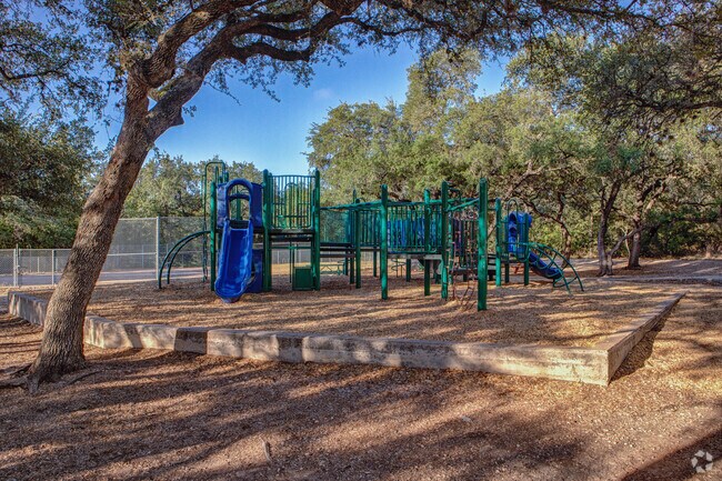 The playground at Clayton Elementary is enjoyed at recess.