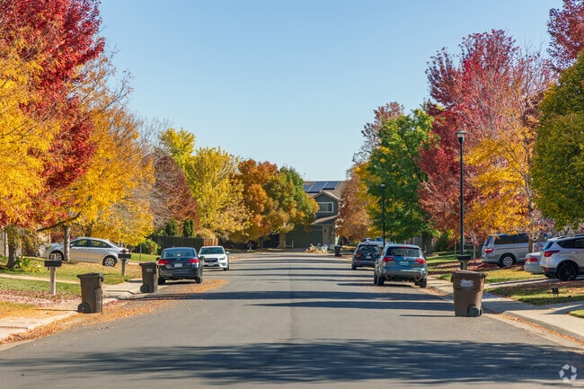 Wide residential streets in the Willow Park neighborhood have ample room for street parking.
