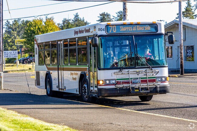 Grays Harbor Transit buses can take Bay City locals in to Aberdeen.