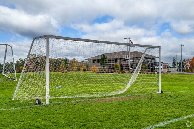 Play a soccer game on one of the full soccer fields in Veterans Park in Chippewa Township..