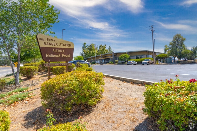 Auberry is to the south of the Sierra National Forest.