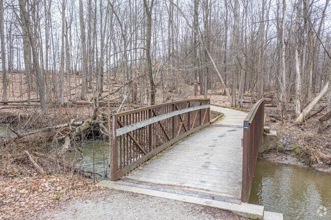 Wahlfield Park features multiple miles of trails in Comstock Park.
