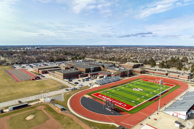 The field at Chippewa Valley High School.