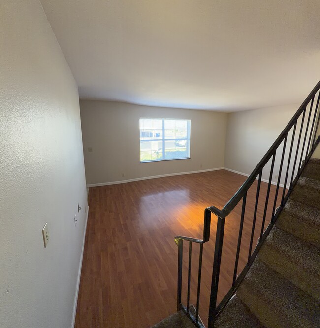 View of Family Room From Staircase