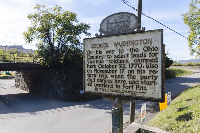 Plaque notes George Washington’s historic ties to Mingo Junction.