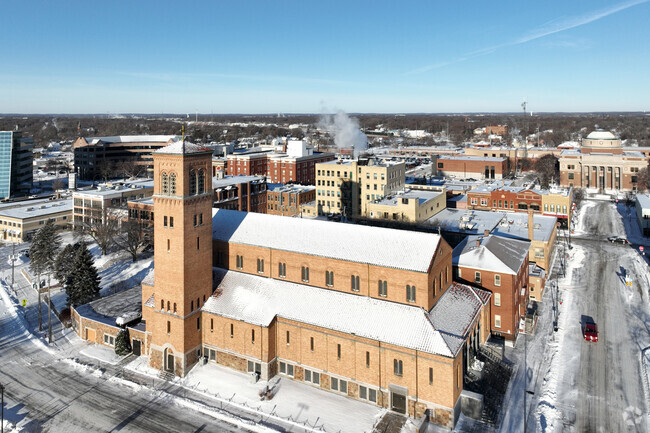 St. Marys Cathedral Elementary School has been reorganized into St. Katharine Drexel School.