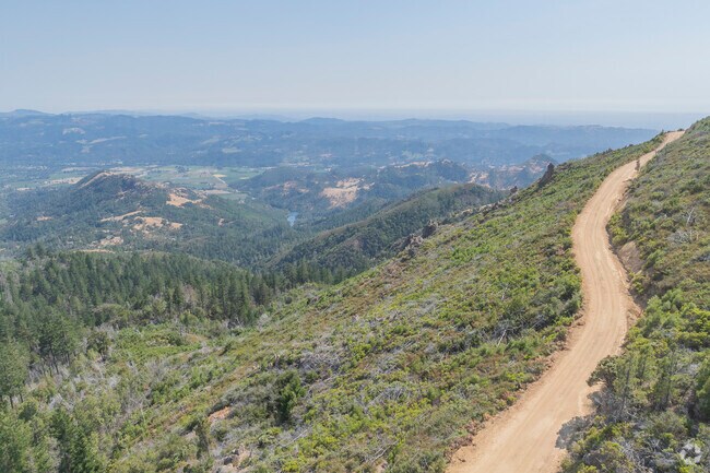 Mt. St. Helena offers a beautiful view of the Napa Valley and Calistoga.