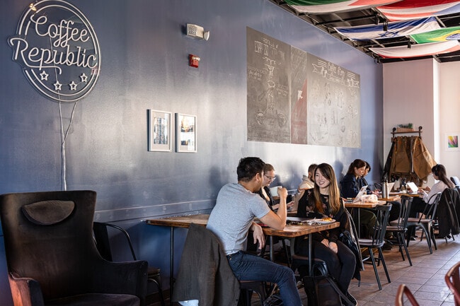 Meetup with friends and enjoy great coffee at Coffee Republic in King Farm.