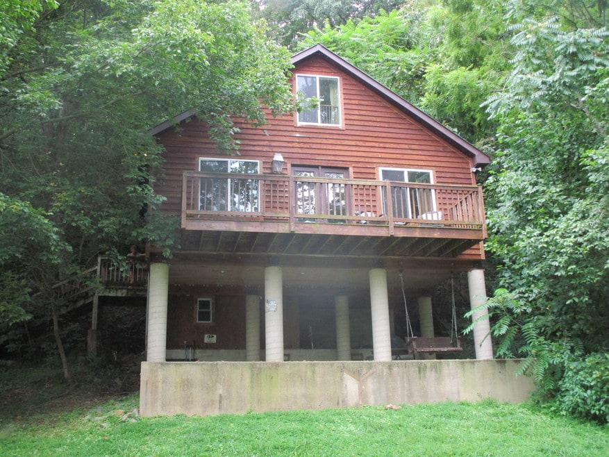 View from river's edge