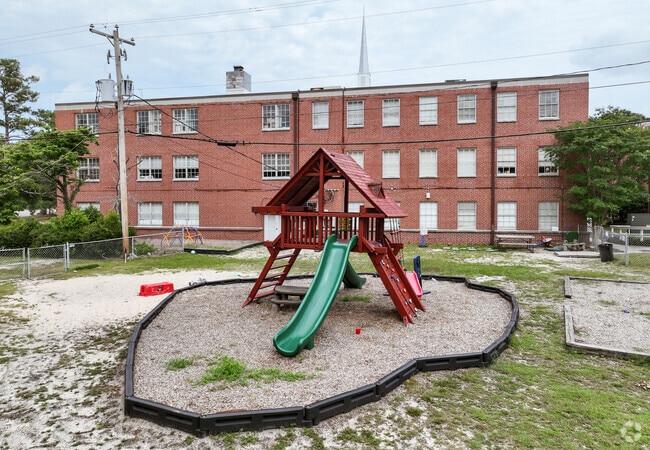 Kids at Calvary Christian School enjoy the playground.