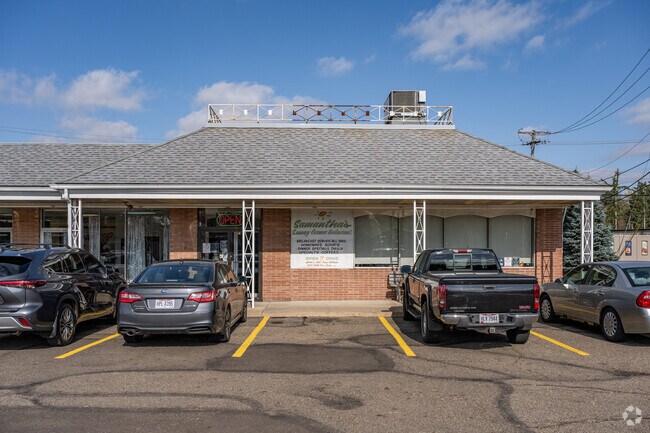 Samantha's Sunny Corner Restaurant, in Hills and Dales, serves all day breakfast.