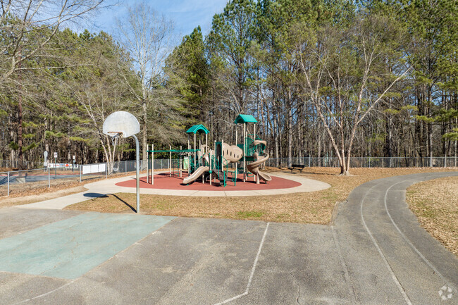 Chalker Elementary School features a playground for kids to enjoy.