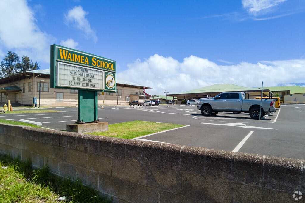 Waimea Elementary School shares the campus with Waimea Middle School.