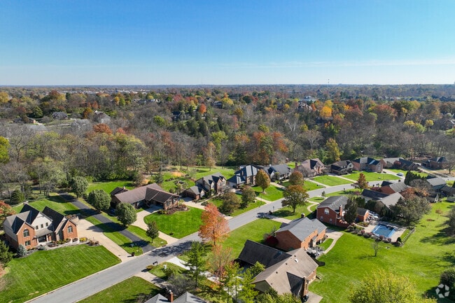 Colerain is a mostly residential area, bordered by lush trees.