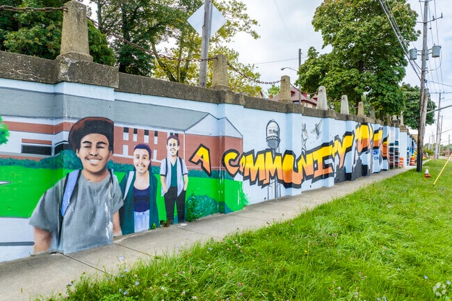 Euclid-Green is a community for all, as depicted in this great mural found on Euclid Ave.