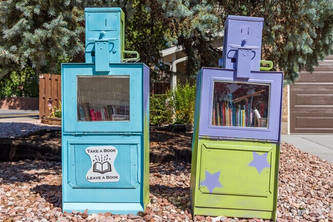 Shoenberg Farms is a close-knit neighborhood with books to share.