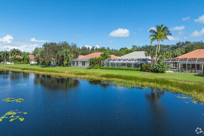 Most Baywinds homes back up to water, offering tranquil views and screened-in patios.