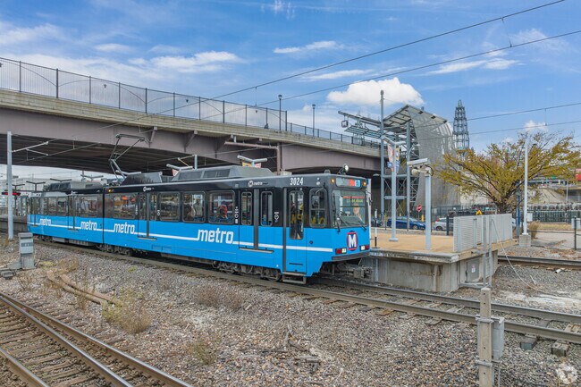 The St. Louis Metro Link runs throughout the city with several stops close to Ferguson.