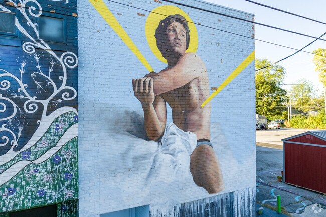 The Williams-Woodland Park area has amazing street art.