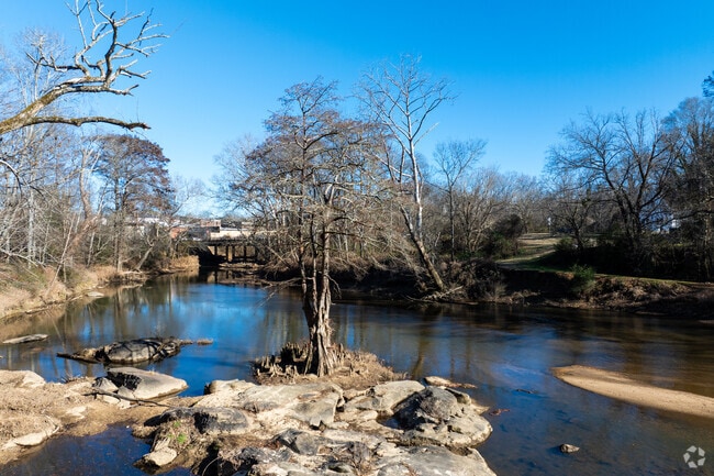 River Bend Park in downtown Louisburg is a great place for a picnic.