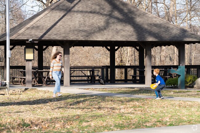 Mariemont has various parks around the town where kids can play.