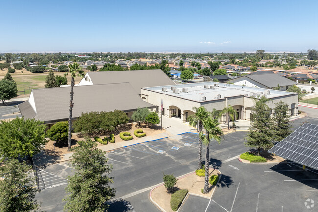 The church at Sherman Thomas Charter High School in Madera.