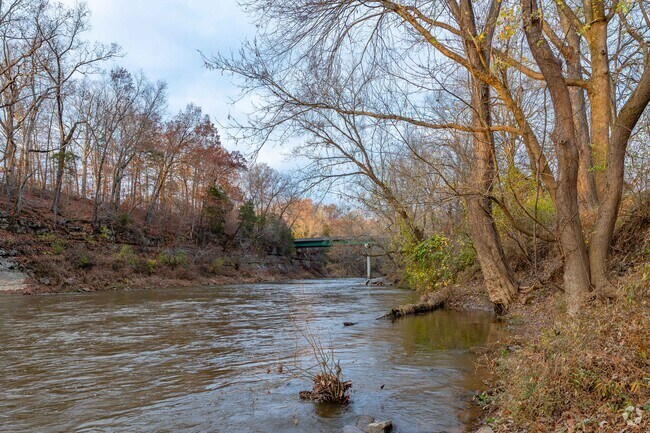 The Red River runs through the area near Adams.