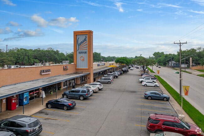 Sunset Ridge is a midcentury shopping center with all your needs in Alamo Heights.